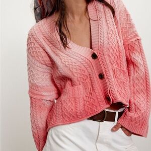 Free People Washed Ashore Cable cardigan